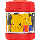 THERMOS FUNTAINER 10 Ounce Stainless Steel Vacuum Insulated Kids Food Jar, Pokemon