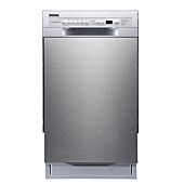 EdgeStar BIDW1802SS 18 Inch Wide 8 Place Setting Energy Star Rated Built-In Dishwasher