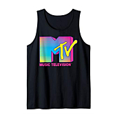 MTV Logo Fluorescent Colors Tank Top