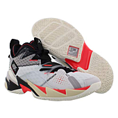 Nike Jordan WHY NOT ZER0.3, Men's Basketball Shoe, White Univ Red Black MTLC Silver, 4.5 UK (37.5 EU)