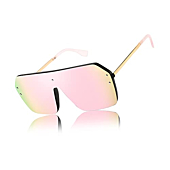 FEISEDY Classic Siamese One Piece Sunglasses Nice Rimless Stylish Retro Design for Women Men B2574