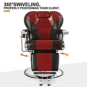 Artist Hand Heavy Duty Barber Chairs Hydraulic Reclining Barber Chair Salon Chair Styling Chair for Salon Equipment Tattoo Chair