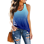 ETCYY Women's Button Down Shirts Loose Fit Yoga Athletic Sleeveless Workout Tank Tops