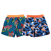 SOLOCOTE Boys Swim Trunks Swim Quick Dry Shorts, SLN6010-Le+Sh-3T