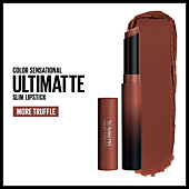 Maybelline Color Sensational Ultimatte Matte Lipstick, Non-Drying, Intense Color Pigment, More Truffle, Cocoa Brown, 0.06 oz