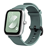 Amazfit GTS 2 Mini Smart Watch GPS Fitness Tracker for Men Women, Alexa Built-in, 14 Days Battery Life, 70+ Sports Modes, Blood Oxygen Heart Rate Sleep Monitor, AMOLED Screen, 5 ATM Waterproof-Green