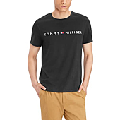 Tommy Hilfiger Men's Short Sleeve-Graphic T-Shirt, Bright White Plus pt, Medium