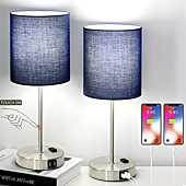 Bedside Nightstand Lamps for Bedroom Living Room Nursery