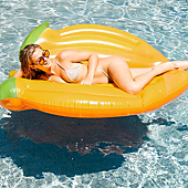 Giant Peach Pool Float by Iconic Floats - What Do You Meme?