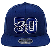 Aced Out MLB Players Number Hat - Snapback (Royal Blue, Mookie Betts)
