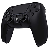 HexGaming HEX Esports Rival Elite Controller 2 Paddles & Interchangeable Thumbsticks & Hair Trigger Compatible with ps5 Customized Game Controller PC Wireless FPS Gamepad - Black