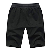 Tansozer Mens Shorts Elastic Waist Athletic Workout Shorts with Pockets Gym Sweat Jogger Shorts Sports Summer Casual Shorts with Drawstring Green L