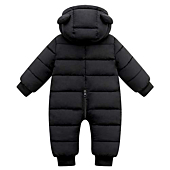 newborn baby boy snowsuit toddle girl snow pant clothes 0-3-6 months winter coat