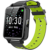 Smart Watch for Kids Girls Boys - Kids Smart Watch for 4-12 Years with Games Music Player Alarm Clock Camera Calculator Calendar Educational Toys Digital Wrist Watch Christmas Birthday Gifts (Green)