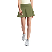 rrhss Girl's Active Skort High Waisted Tennis Skirt Solid Lightweight Running Sport Golf Skorts Arm Green