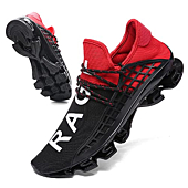 FUSHITON Womens Walking Running Shoes Athletic Tennis Non Slip Blade Type Casual Sports Fashion Sneakers Red