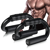 AIR-ONE SPORTS | Push Up Bars (Load up to 480 lbs), Extra Thick Unti-Slip Foam Handles, Perfect Push up Handles for Floor, Home Gym Equipment