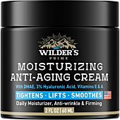 Men's Face Moisturizer Cream - Anti Aging & Wrinkle - Made in USA - Collagen, Hyaluronic Acid, Vitamins E & A, Avocado Oil - After Shave Lotion - Age Facial Skin Care - Day & Night Moisturizing, 2 oz