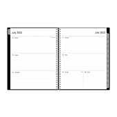 Blue Sky 2022-2023 Academic Year Weekly and Monthly Planner, 8.5" x 11", Flexible Cover, Wirebound, Enterprise (130609-A23)