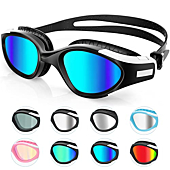 findway Swim Goggles, Polarized Swimming Goggles Anti-fog UV Full Protection No Leaking Wide Vision Adult Men Women Youth