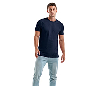 KLIEGOU Men's T-Shirts - Premium Cotton Crew Neck Tees 2168 Royal Blue XL