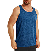 MAGCOMSEN Mens Workout Shirts Sleeveless Athletic Shirts for Men Muscle Shirts Mens Tank Top Summer T Shirts Running Shirt Tank Athletic Shirts