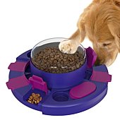 KADTC Puzzle Toys for Dog Boredom and Mentally Stimulating,Slow Food Feeder Dispenser,Keep Busy,Replace Pet Bowl,Puppy Brain Mental Stimulation Toy Level 2 in 1 Small/Medium/Large Aggressive Chewers L