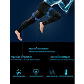 HOPLYNN 4 Pack Compression Pants Tights Leggings Men, Winter Baselayer for Running Workout Sports Yoga-4 Black-XL