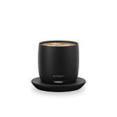 Ember Temperature Control Smart Cup, 6 oz, Black, App Controlled Heated Coffee Cup, Ideal for Espresso-Based Drinks such as Cappuccinos, Cortados, and Flat Whites