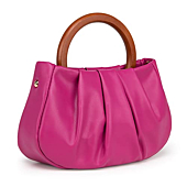 Milan Chiva Cloud Pouch Bag Gabbi Ruched Handbag Chic Dumpling Clutch Purses with Removable Strap MC-1007PP