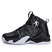 asdfgh Student Men's Shoes Sports Shoes Running Shoes Outdoor Shoes Basketball Shoes (11), Black/White