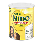NIDO Fortificada Dry Whole Milk 6-56.3 oz. Canisters