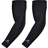 CompressionZ Compression Arm Sleeves for Men & Women UV Protection (Black, L)