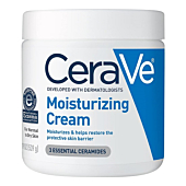 Moisturizing Cream | Body and Face Moisturizer for Dry Skin | Body Cream with Hyaluronic Acid and Ceramides | Normal | Fragrance Free | 19 Oz | Packages May Vary