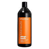 MATRIX Total Results Mega Sleek Shampoo with Shea Butter, Controls Frizz & Smooths Unruly Hair