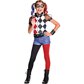 Rubie's DC Superhero Girl's Harley Quinn Costume, Medium