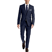 Calvin Klein Men's Slim Fit Suit Separates, Solid Medium Blue, 34W x 34L