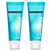 Lumineux Teeth Whitening Toothpaste 2 Pack - Enamel Safe for Sensitive & Whiter Teeth - Certified Non-Toxic, Fluoride Free, No Alcohol, Artificial Colors, SLS Free & Dentist Formulated - 3.75 Oz