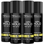 TRESemmé Tres Two Spray Extra Hold Hairspray, Extra-Firm Control, Strong Hold with Touchable Feel, Humidity Resistant, All Day Frizz Control, Pack of 4 – 1.5 oz each