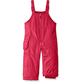 LONDON FOG Girls' Toddler Classic Snow Bib Ski Snowsuit, Fusion Pink, 3T