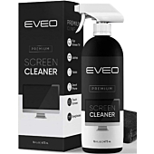 Screen Cleaner Spray (16oz) - Large Screen Cleaner Bottle - TV Screen Cleaner, Computer Screen Cleaner, for Laptop, Phone, Ipad - Computer Cleaning kit Electronic Cleaner - Microfiber Cloth Included