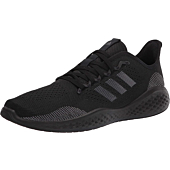 adidas mens Fluidflow 2.0 Trail Running Shoe, Black/Grey/Black, 10.5 US