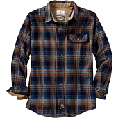 Legendary Whitetails Men's Buck Camp Flannel Shirt, Brownstone Plaid, 3X-Large - 2