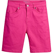 Dreamstar Girls’ Shorts – Comfort Fit Stretch Twill Bermuda Shorts (Big Girl), Size 7, Fuschia