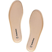 Knixmax Memory Foam Shoe Inserts for Women Men, Thick Replacement Shoe Insoles for Sneakers Loafers Slippers Sport Shoes Hiking Work Boots, Comfort Cushioning Innersoles Shoe Liners Beige EU 39
