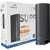 ARRIS Surfboard G34 DOCSIS 3.1 Gigabit Cable Modem & Wi-Fi 6 Router (AX3000) | Approved for Comast Xfinity, Cox, Spectrum & More | Four 1 Gbps Ports | 1 Gbps Max Internet Speeds | 2 Year Warranty