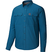 BASSDASH Men's Performance Button Down Shirt Long Sleeve UPF 50 for Hunting Fishing Outdoors FS23M