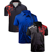 V VALANCH Mens Polo Shirt Short Sleeve Golf Shirt for Men Tactical Shirts Pique Jersey Tennis Casual T-Shirt