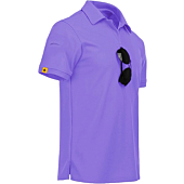 IGEEKWELL Mens Golf Polo Shirt Short Sleeve Fast Dry Tennis T-Shirts Running Sport Tactical Shirts 012-Purple 2XL