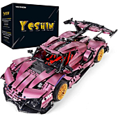 YESHIN Apello IE Super car MOC Building Kit and Engineering Toy, Adult Collectible Sports Car Technique Car Building Kit, 1:8 Scale Racing Sports Car Model for Adults Men Teens, New 2022(3668Pcs)